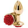 Rear Assets Plug Bijou Rear S 6 x 2.7cm Doré-Rouge